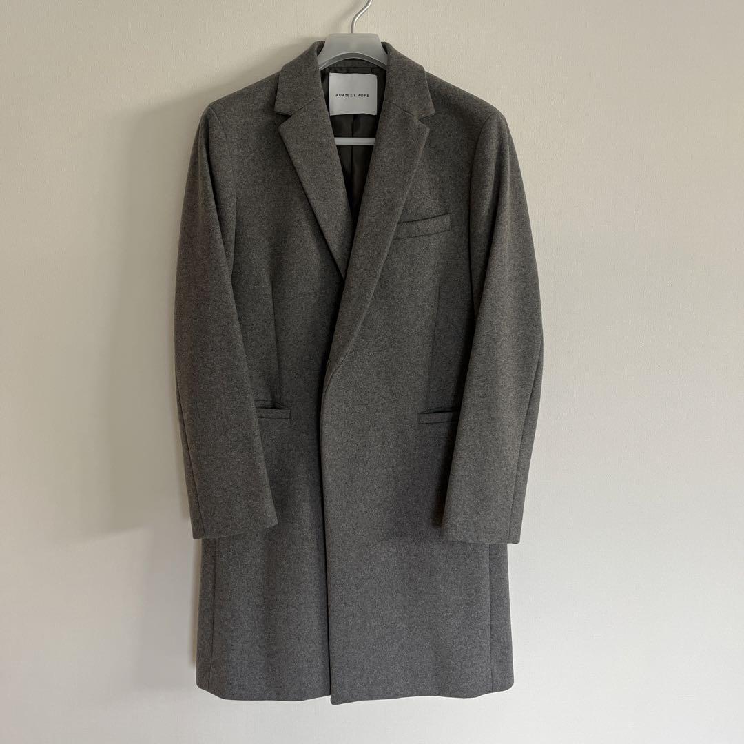 ADAM ET ROPE　アダムエロペ　シャギー　チェスターコート　ロング　　S ADAM ET ROPÉ FEMME(アダム エ ロペ ファム) / 【WEB限定