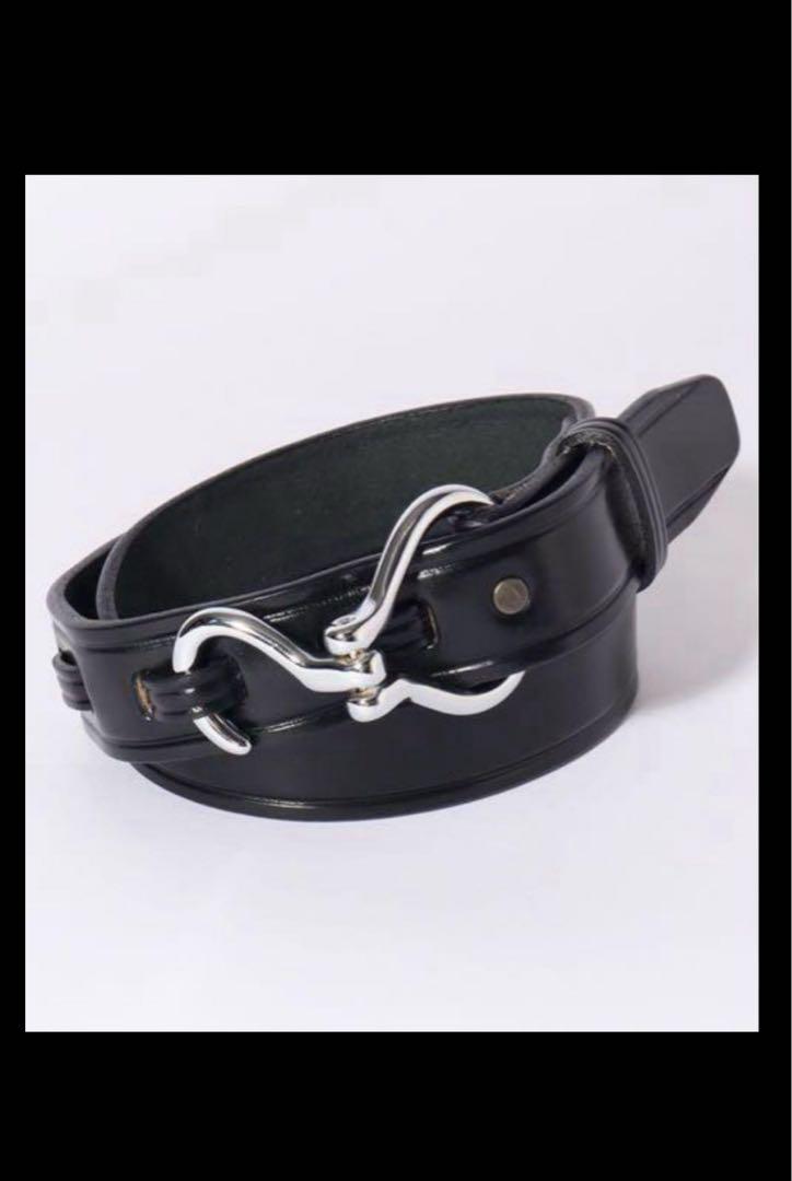 TORY レザーベルト ブラック 30サイズ TORY LEATHER（トリーレザー） フーフピック ベルト 幅30mm