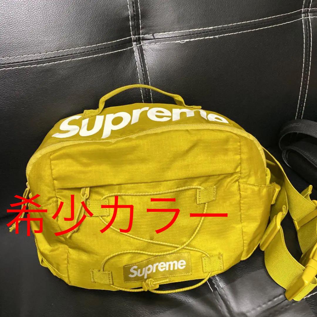 希少2017SS【Supremeウエストバッグ】 17SS☆Supreme Waist Bag Shoulder Hip Bag ウエストバッグ 黒