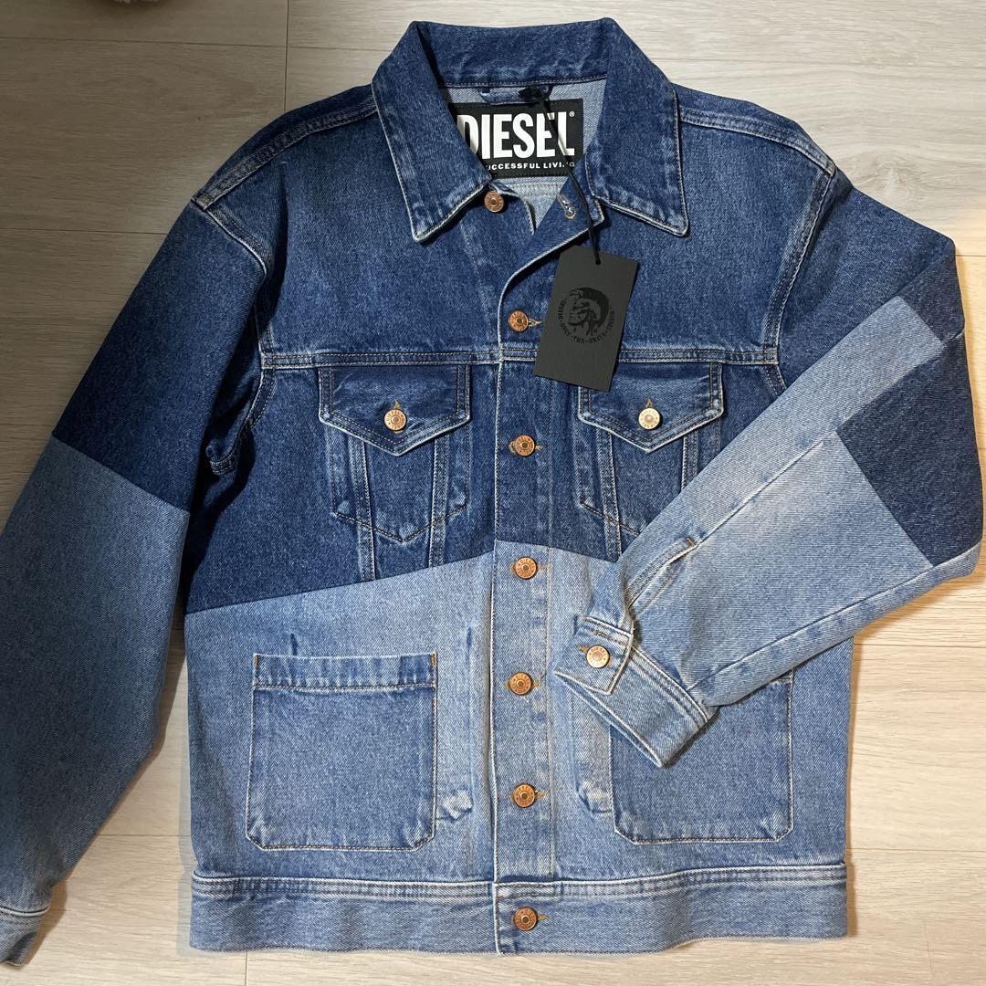 新品未使用！diesel ディーゼル デニムジャケット 切替デザイン
