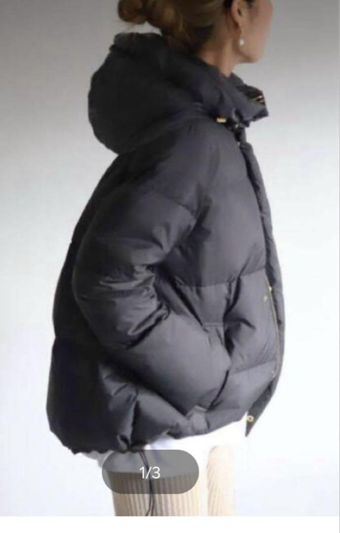 スローブイエナ ショートダウン SLOBE IENA ショートダウン size40 ブラック(放送大学 割引