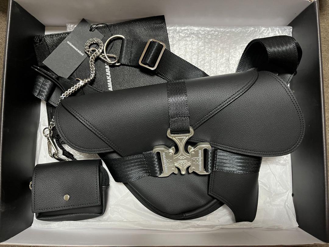 IUGAMAKARAS バッグ MUSINSA | IUGAMAKARAS Studded Leather Shoulder Bag (Black)