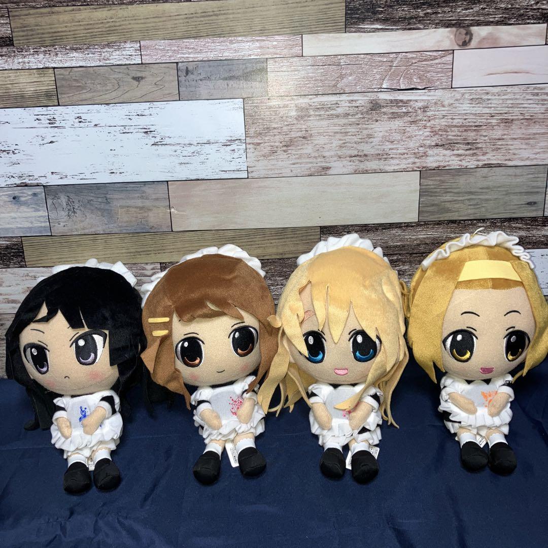 非売品けいおん!スーパーDXぬいぐるみ〜夏服ver.〜4種セット&販促用ポスター けいおん スーパーDXぬいぐるみ 新品 タグ付き 全4種(Amazon.co