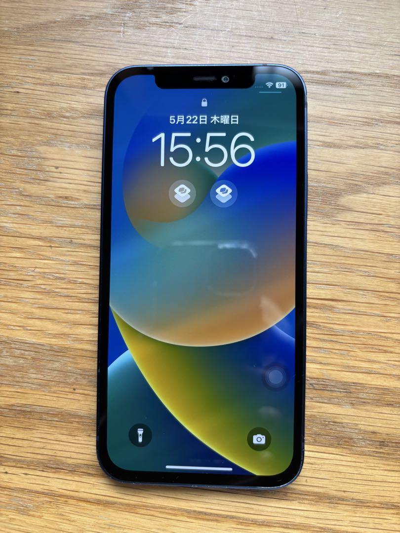 Apple iPhone 12 128GB 本体 ブルー ジャンク（ジャンク】Apple