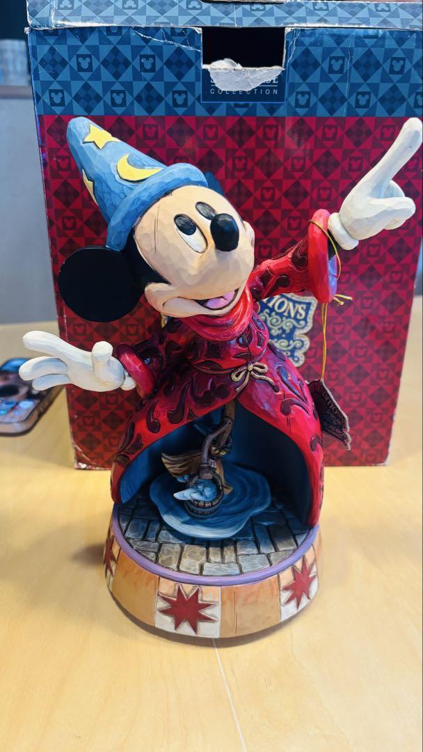 【ディズニートラディション】ミッキー　ファンタジア　オルゴール　箱あり　未使用 ディズニートラディション】ミッキー ファンタジア オルゴール