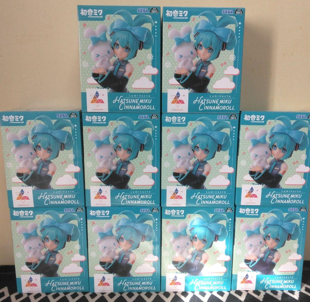 初音ミク×シナモンロール プレミアムフィギュア　おすましver. 6個 Amazon.co.jp: ちょこのせ プレミアムフィギュア 初音'ミク