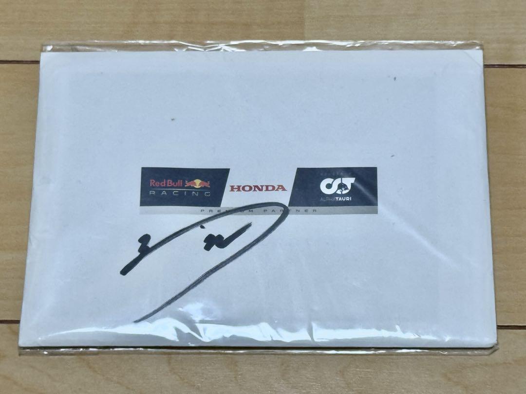角田裕毅　サイン　F1ポストカード　レッドブル 角田裕毅 サイン F1ポストカード レッドブル - メルカリ