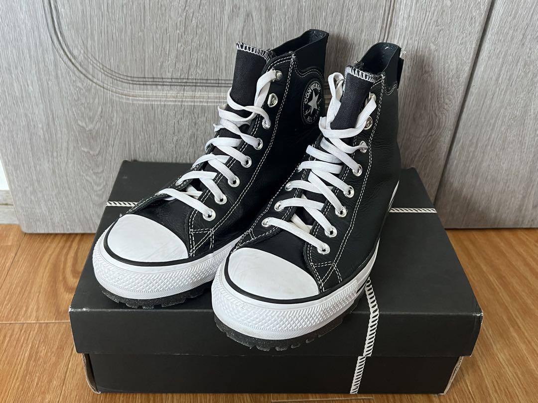 CONVERSE ALL STAR ブラック ハイカット レザー（楽天市場