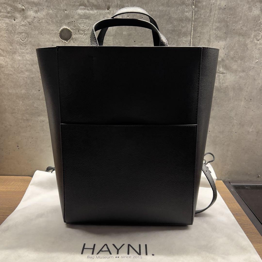 HAYNI Rodenia ロデニアシリーズ ブラック バッグ リュック A4