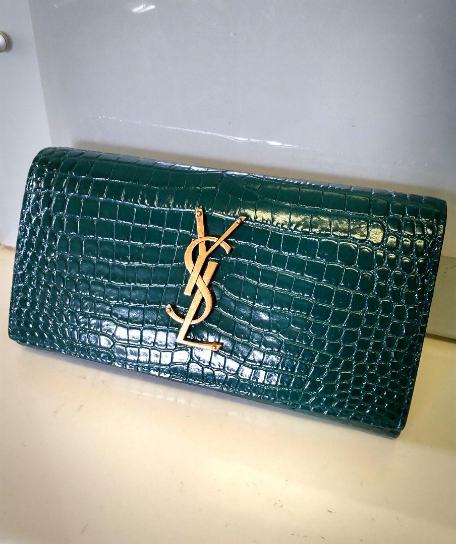 専用　Saint Laurent サンローランパリ　ラージフラップ　長財布　貴重 サンローランパリ/長財布/モノグラム ラージフラップ ウォレット