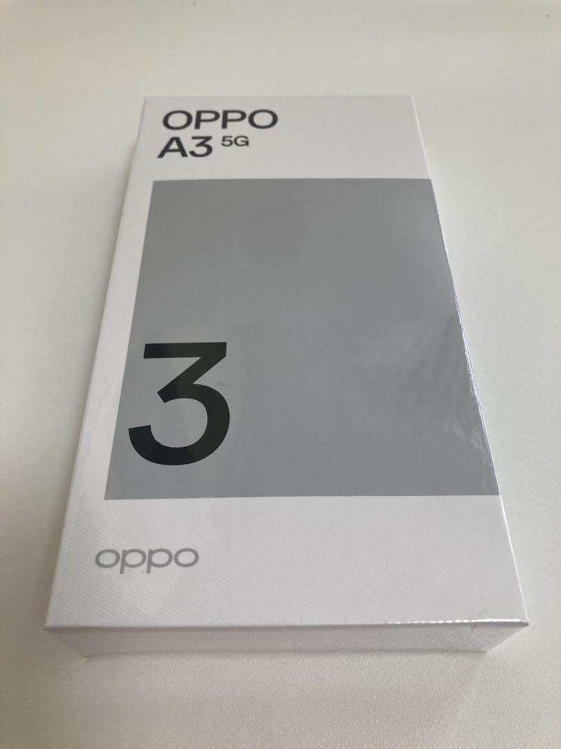 OPPO A3 5G 4GB 128GB simフリー(新品 未開封)パープル OPPO(オッポ) OPPO A3 5G 6.7型 4GB/128GB パープル SIMフリー