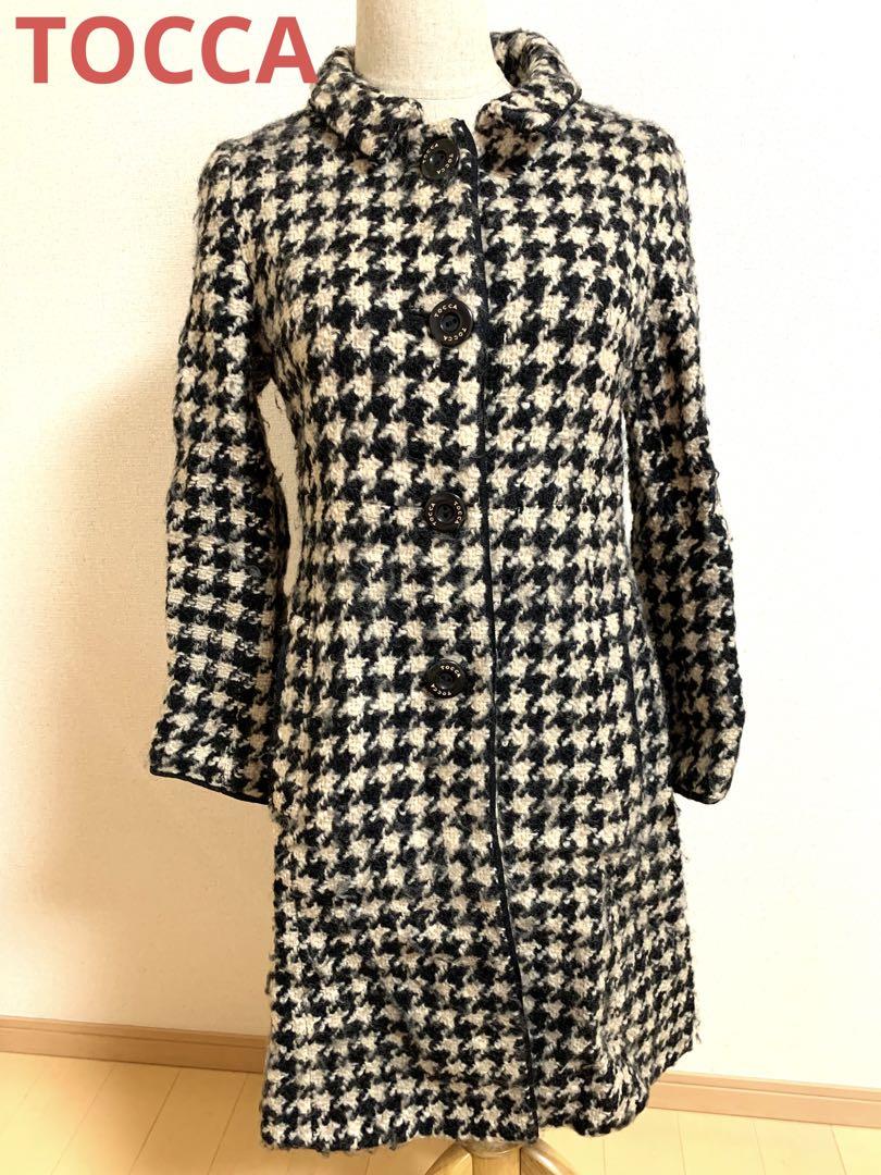 ガウンコート シック 千鳥格子 クラシカル ロング ガウンコート コート ロング 千鳥格子 クラシカル シック M〜XL