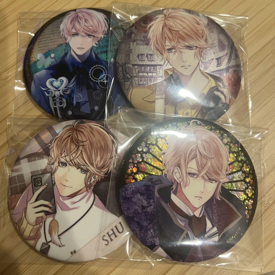 ▷▶︎▷DIABOLIK LOVERS ディアラバ 逆巻シュウ 5周年 缶バッジ SKiT Dolce限定】DIABOLIK LOVERS 生誕5周年ハート缶バッジ