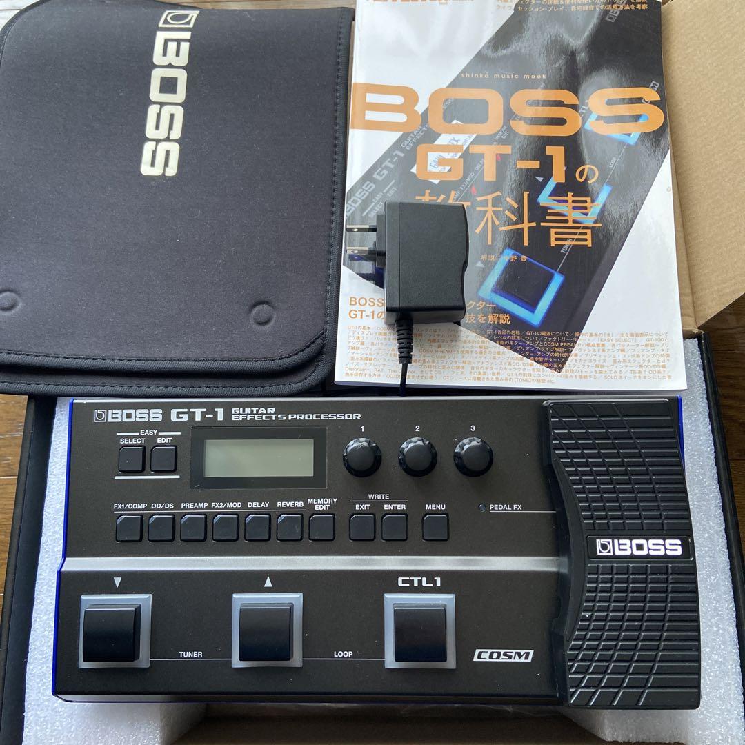 BOSS GT-1 教科書付き　アダプタ付き Amazon.co.jp: BOSS GT-1 マルチエフェクター 純正アダプター GT