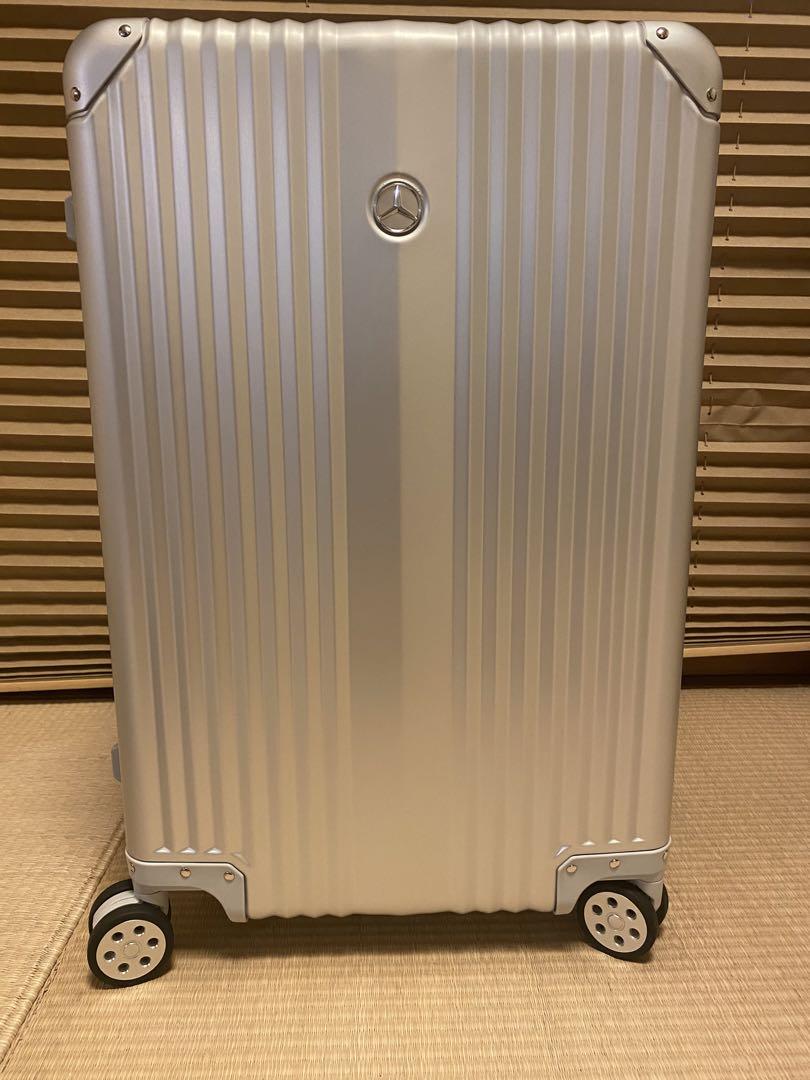 【新品未使用】メルセデスベンツ アルミ キャリーケース シルバー 65L メルセデスベンツ Mercedes-Benz スーツケース トラベルケース