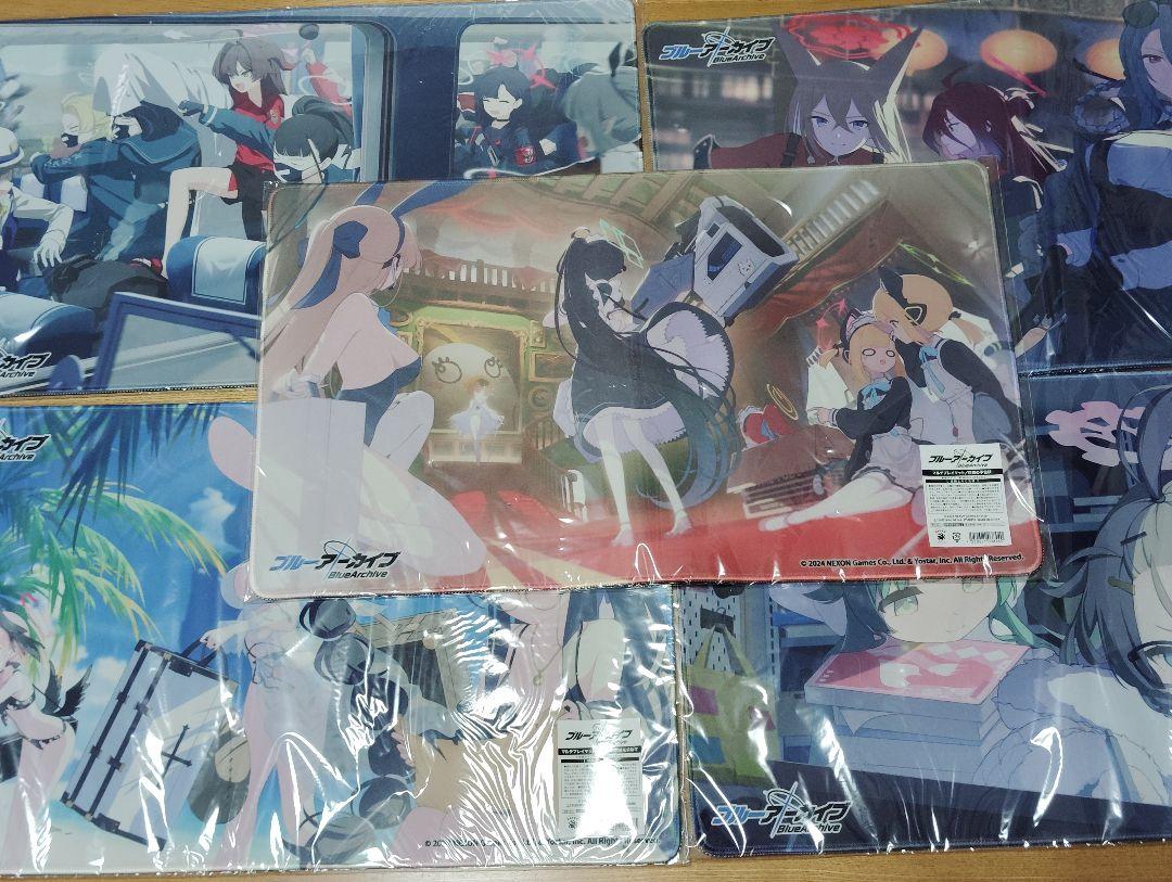 ブルーアーカイブ アニメイト マルチプレイマット 5枚セット グッズ-マット】ブルーアーカイブ マルチプレイマット/A:桜花