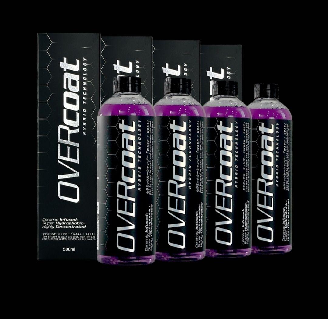 OVERcoat　リンスレスウォッシュ　洗車 3本セット剤　500ml　３本 OVERcoat リンスレスウォッシュ 洗車 3本セット剤 500ml 3本