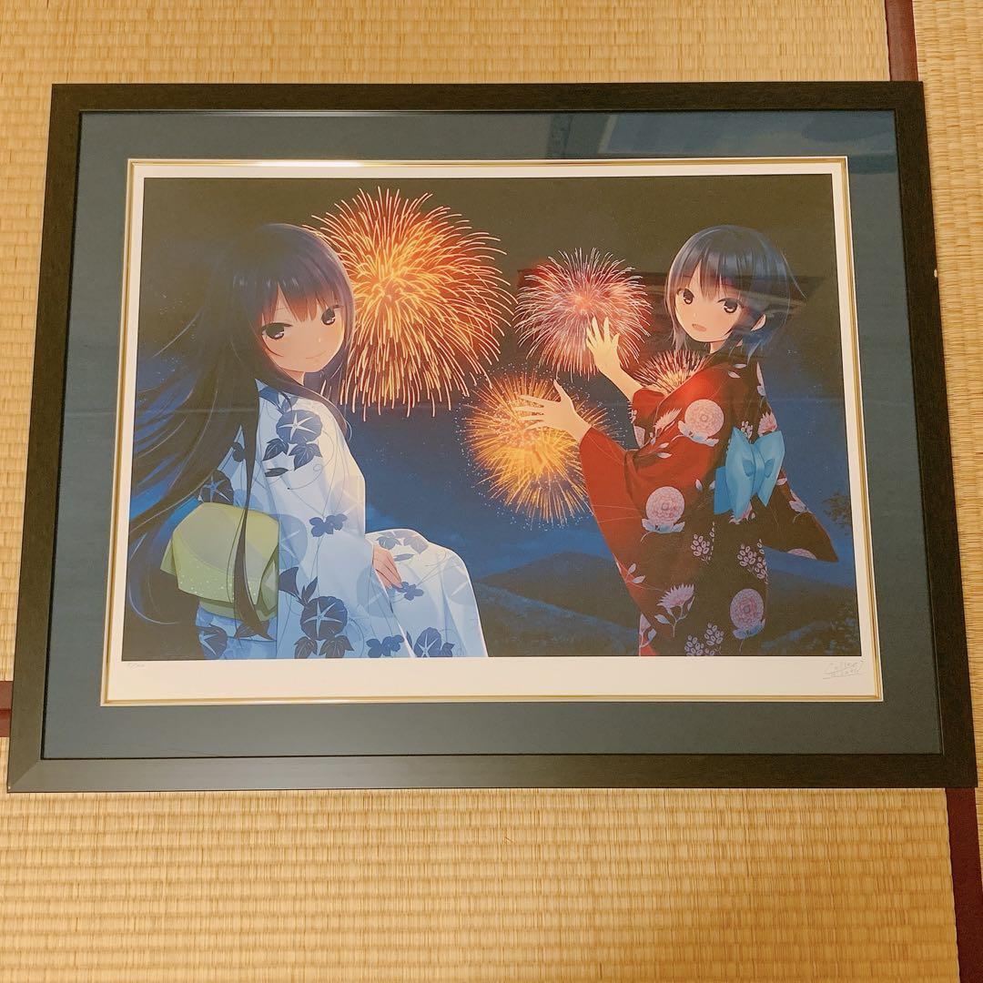 珈琲貴族　版画　『花舞う宵に』 珈琲貴族 版画 『花舞う宵にDX』（珈琲貴族 版画 『花舞う宵に