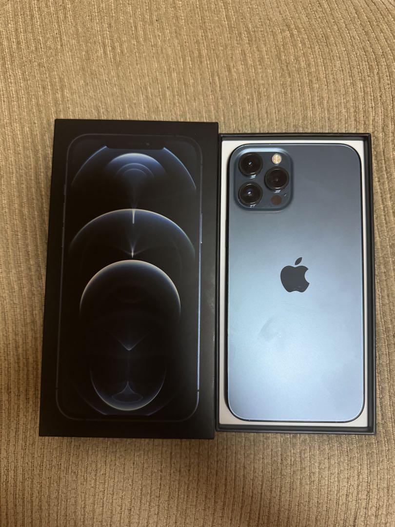 iPhone 12 Pro Max パシフィックブルー 128 GB SIMフ…（中古