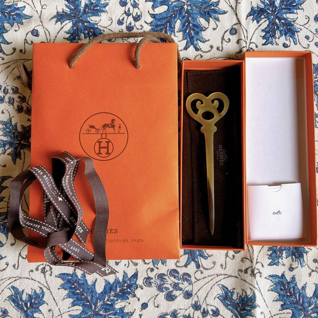エルメス バッファローホーンスティック かんざし （HERMES