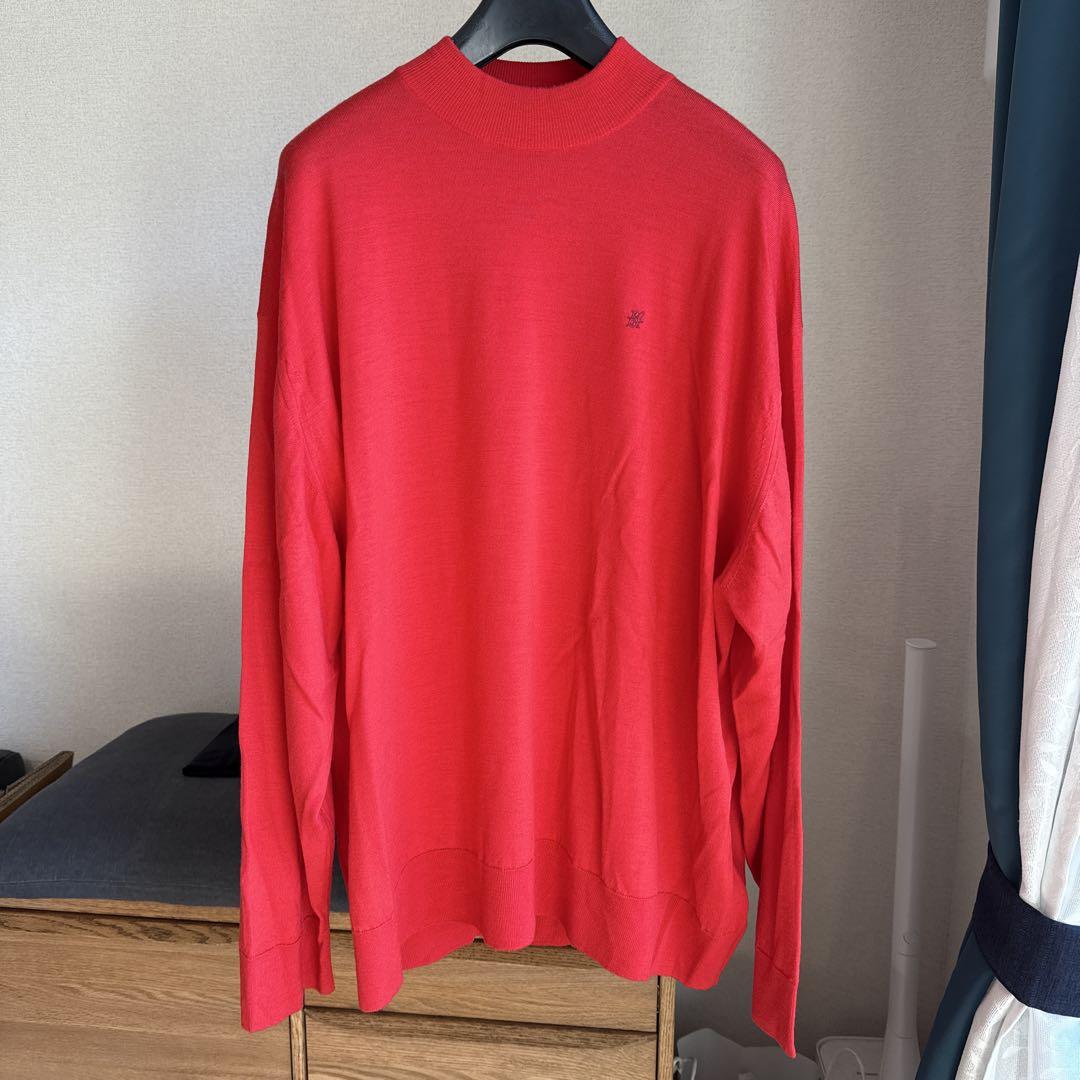 SHINYA KOZUKA × JOHN SMEDLEY モックネックニット（JOHN