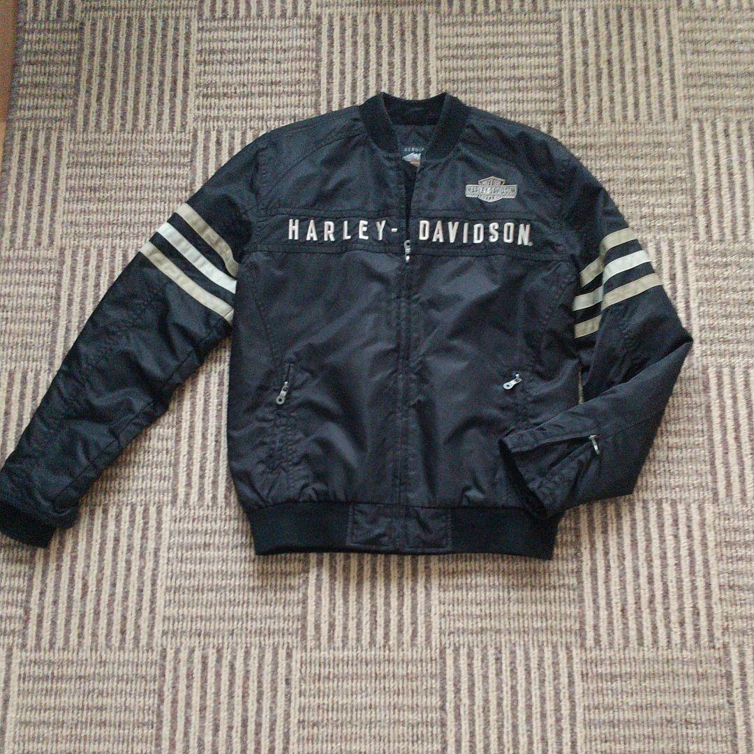 ハーレーダビットソン正規品　ナイロンジャケット　ブラック 90's HARLEY DAVIDSON MOTOR CYCLES ハーレー ダビッドソン