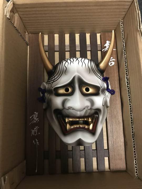 般若 壁掛け （◯般若 はんにゃ お面 仮面 鬼面能面 鉄製 彫刻