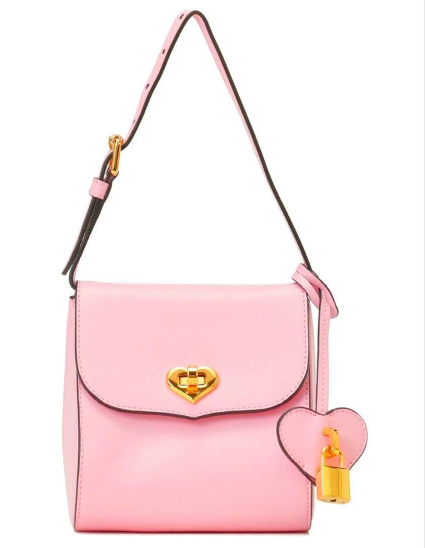 MOSCHINO モスキーノ ハートロック ミニ ハンドバッグ ピンク MOSCHINO モスキーノ ハートロック ミニ ハンドバッグ ピンク