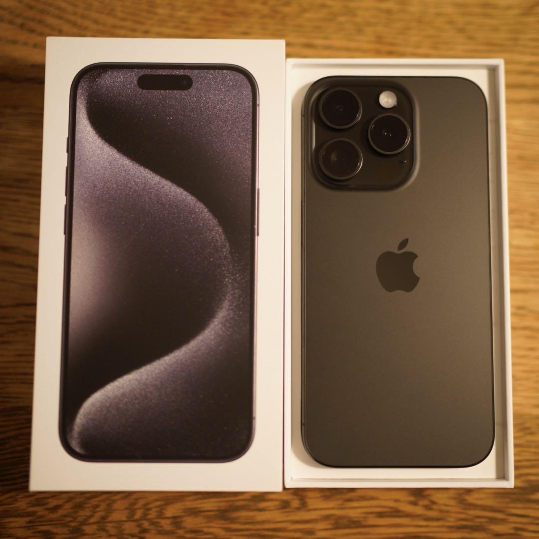 Apple iPhone 15 Pro スペースブラック 本体 Apple iPhone 15 Pro Max スペースブラック 本体
