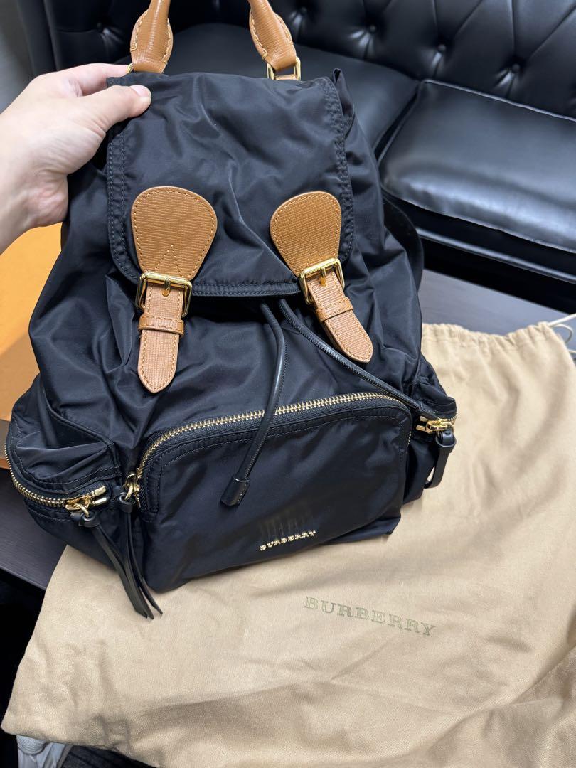 良品✨バーバリー ミニリュック ノバチェック バックパック ナイロン ネイビー系 BURBERRY バーバリー リュックサック チェック柄 バックパック
