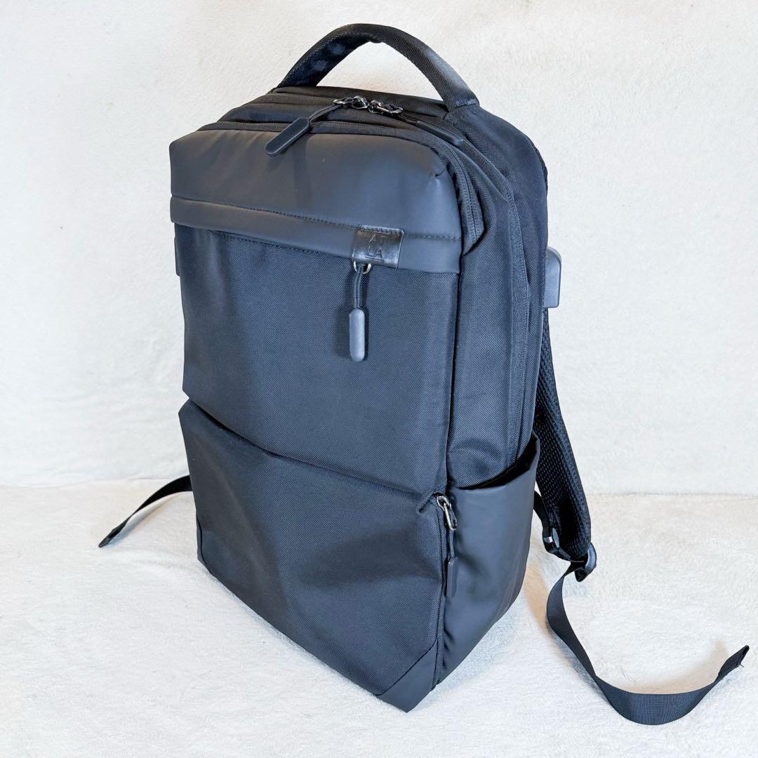 【美品】ATLA 無重力リュック 通勤 ビジネス 撥水 A4収納可能 AGS ATLA 無重力リュック メンズ ビジネス ブラック 肩が楽 AGS荷物