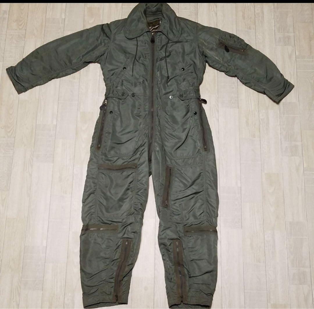 50s US ARMY CWU 1/P USAF AIRFORCE カバーオール 50's USAF CWU-1/P Sage Green Cold Weather Flyers Coveralls