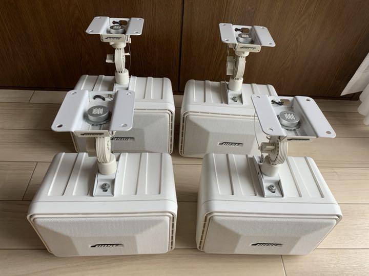 BOSE 101MM + 天吊り金具 + 1705II Bose 101MMW 天吊り金具付き、2セット（BOSE 1705II ， BOSE