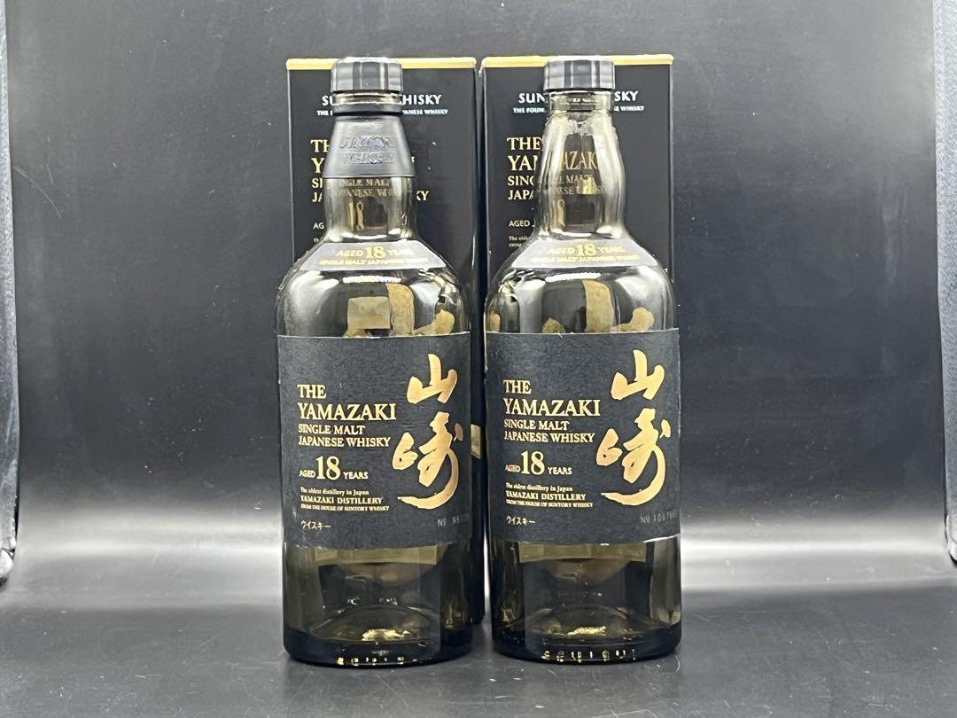 サントリー山崎18年空瓶6本セット　カートン＆ダンボールセット商品 山崎18年空瓶6本カートン2枚白州18年カートン4枚 ダンボール