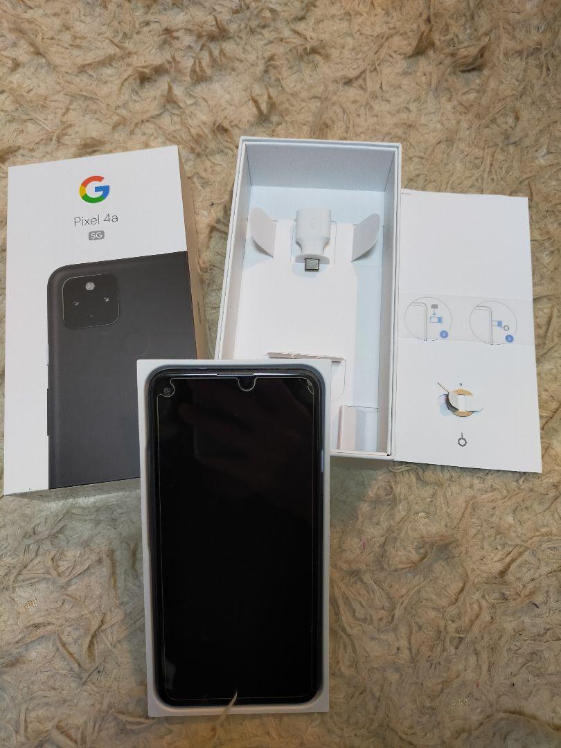 X1179 Softbank SIMフリー　Pixel 4a ムスビー｜Google Pixel 4a (5G) 128GB ホワイト SIMフリー
