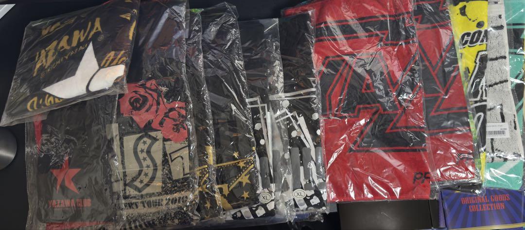 EYAZAWA 矢沢永吉グッズまとめ売り14点 矢沢永吉 グッズ まとめ売り FC 希少 セット タオル メガネ
