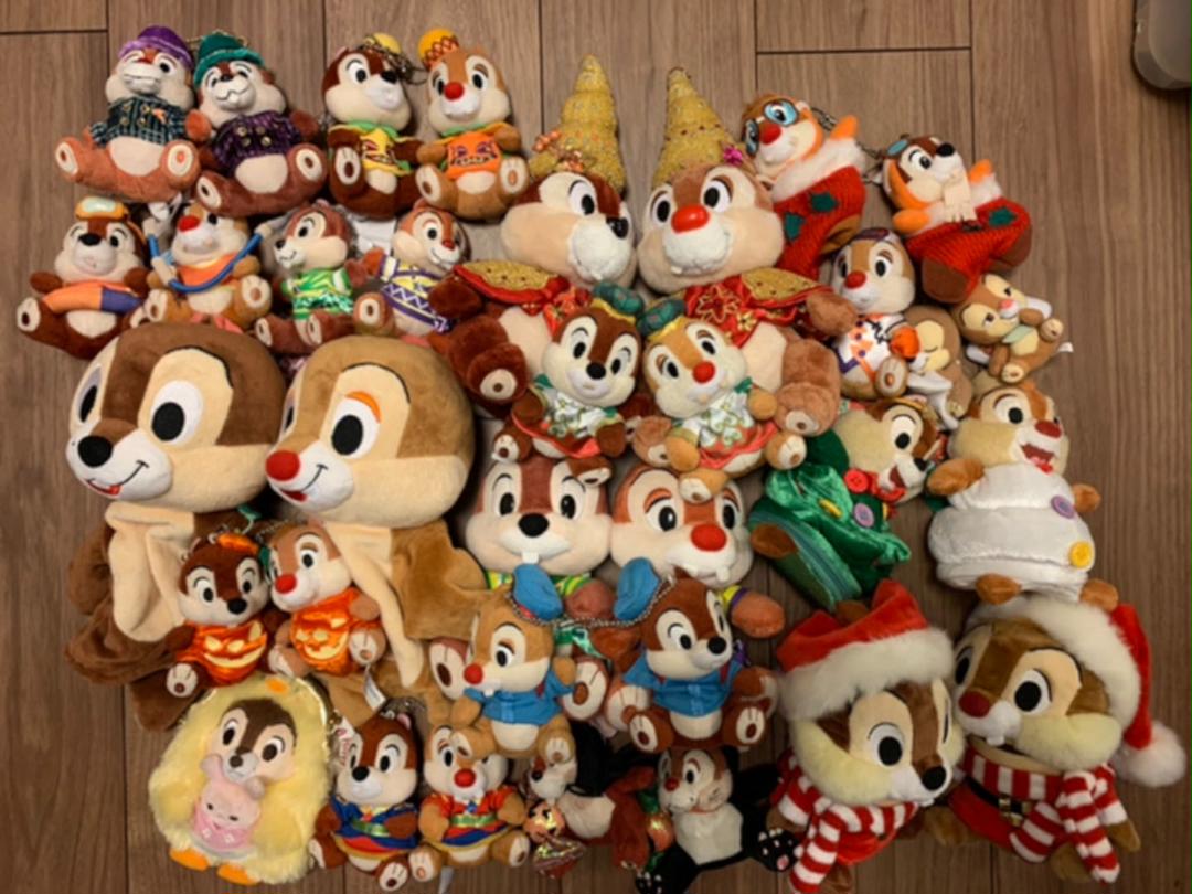 チップとデール ぬいぐるみバッジ アクリルスタンド セット チップとデール ぬいぐるみ セット (Disney チップ&デール