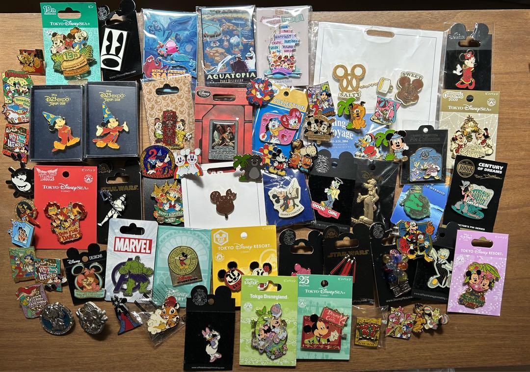 ミッキー＆フレンズ ピンバッジ セット ディズニーストア　20周年記念 ディズニー ピンバッジ ミッキーマウス（オープン20周年記念