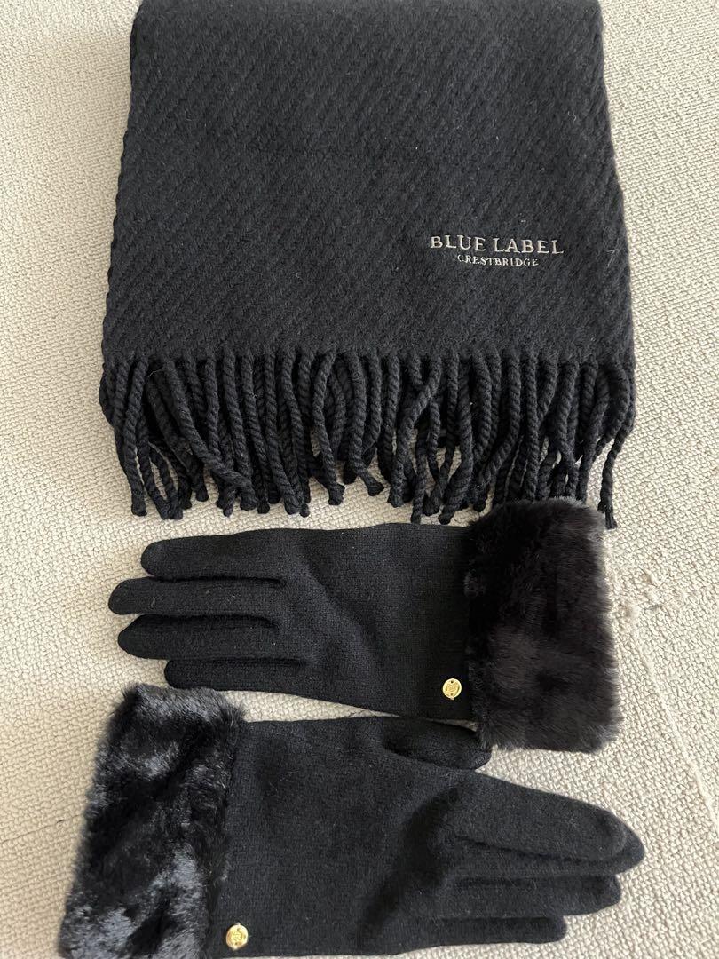 値下不可】BLUE LABEL CRESTBRIDGE マフラー 手袋 セット（激安