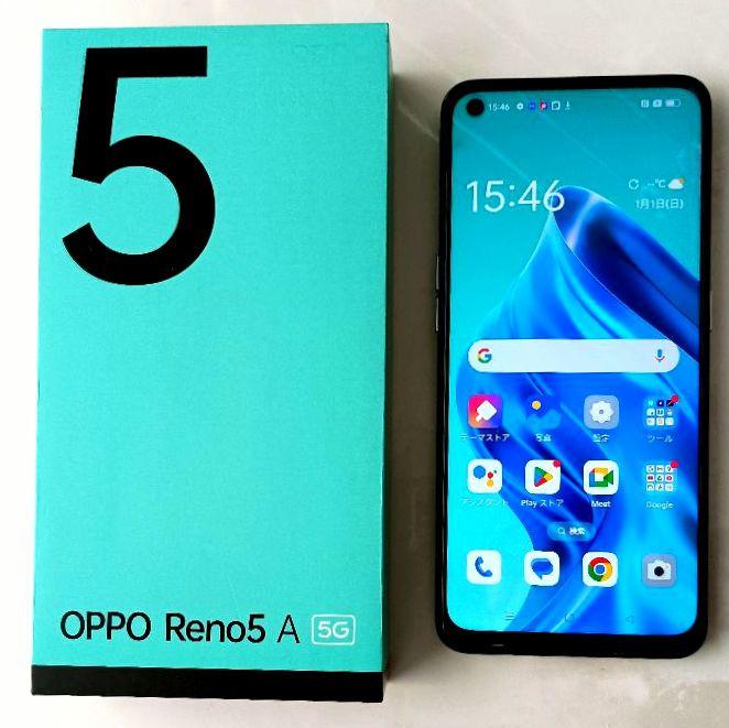 OPPO reno 5a 128GB　アイスブルー OPPO Reno 5A アイスブルー 128 GB 楽天モバイル スマートフォン本体