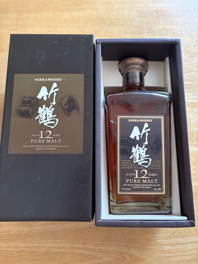 箱付き・未開封】竹鶴12年 ピュアモルト 660ml 終売品TAKETSURU