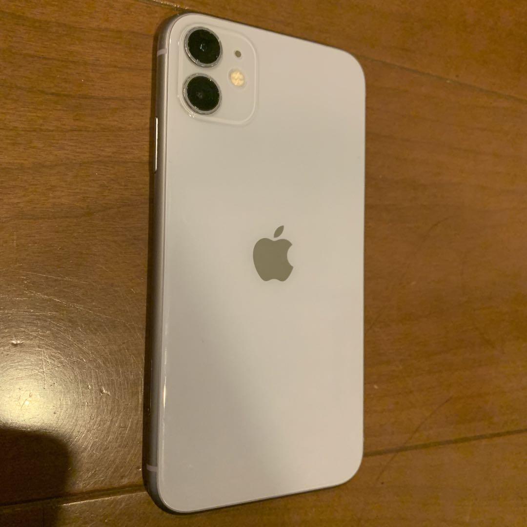 ジャンク★SoftBank MWM52J/A iPhone 11 128GB 中古/ジャンク】SIMフリー iPhone11 128GB パープル MWM52J/A