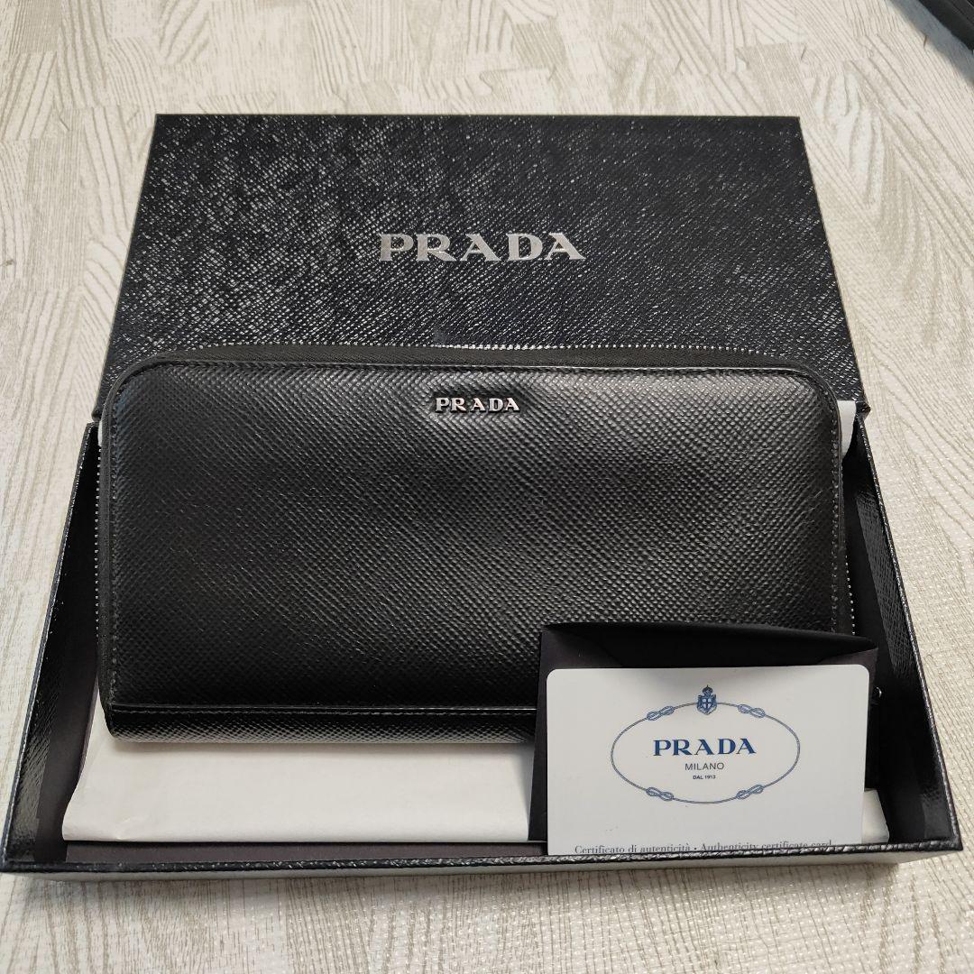 【PRADA】日本未入荷！サフィアーノ＆スムースレザー 長財布 s-musee_370619151