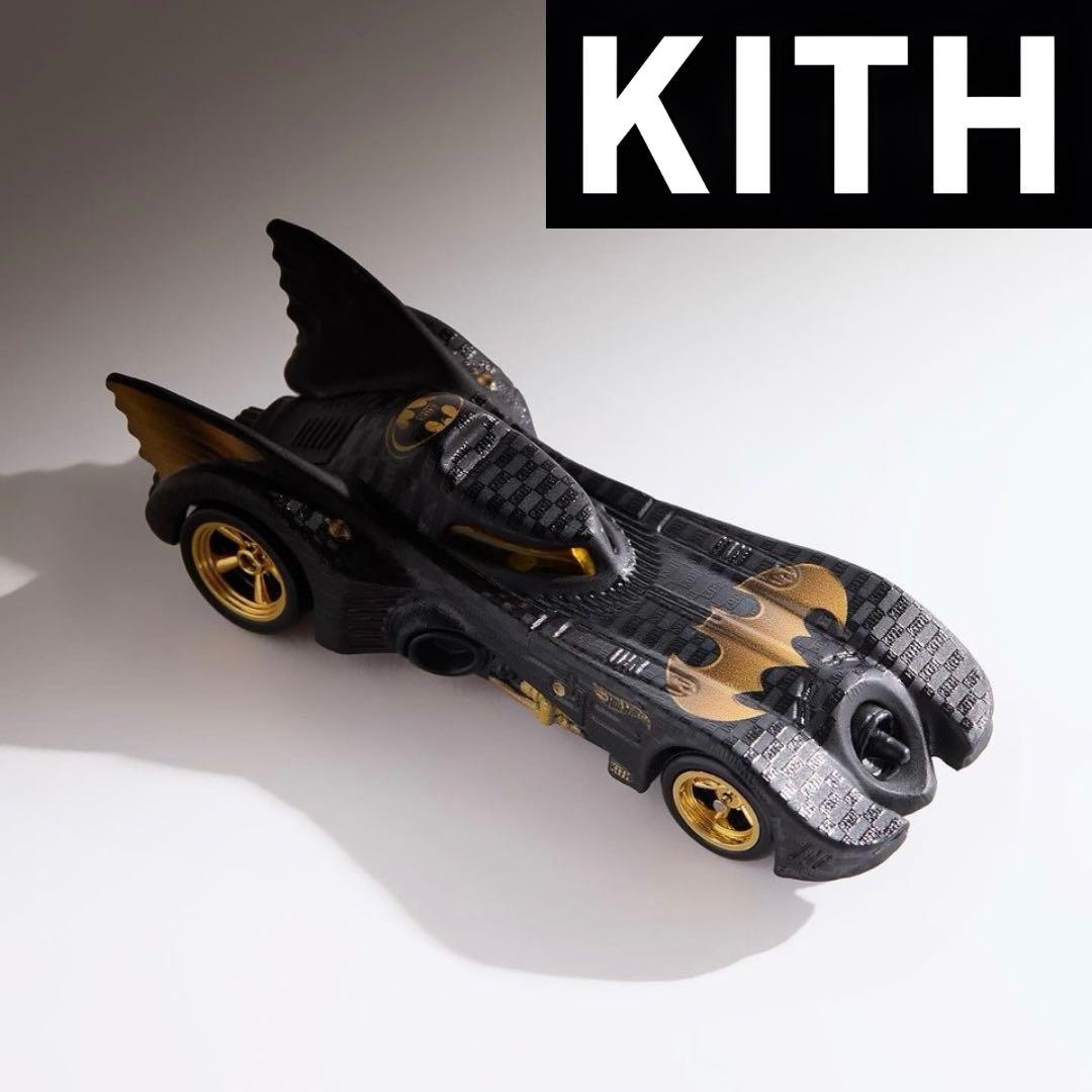 新品　KITH×Hot Wheels　希少なボックスロゴ仕様の限定バットモービル Kith Collection 🤝 Hot Wheels Together with Warner Bros