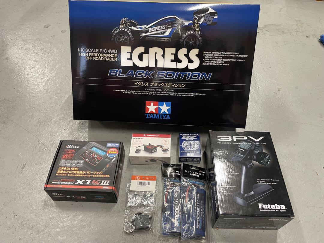 タミヤ イグレスブラックエディション1/10 RCカーフルセット　新品未使用 タミヤ 1/10RC イグレス ブラックエディション 組み立てキット