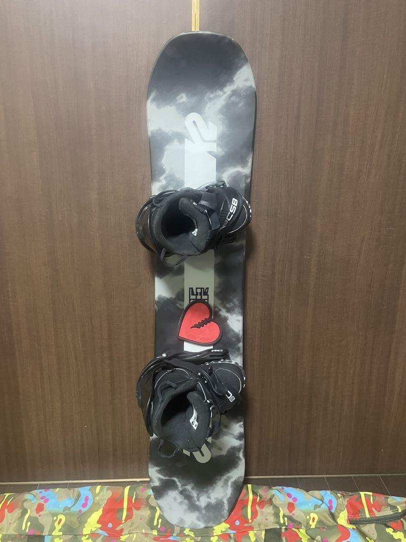 キッズ　スノーボード 110cm ブーツ19.5cm 3点セット ケース付き ☆スノーボード＋バインディング＋ブーツ 3点セット キッズ