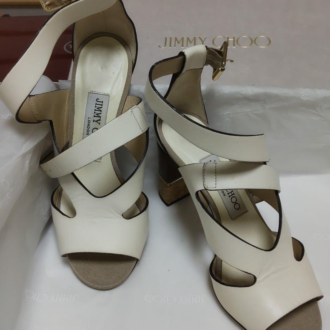 jimmychoo サンダル♡ホワイト（PORTIA ポルティア サンダル
