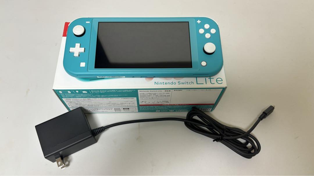 Nintendo Switch Lite ターコイズ 本体 ACアダプター付き（注目