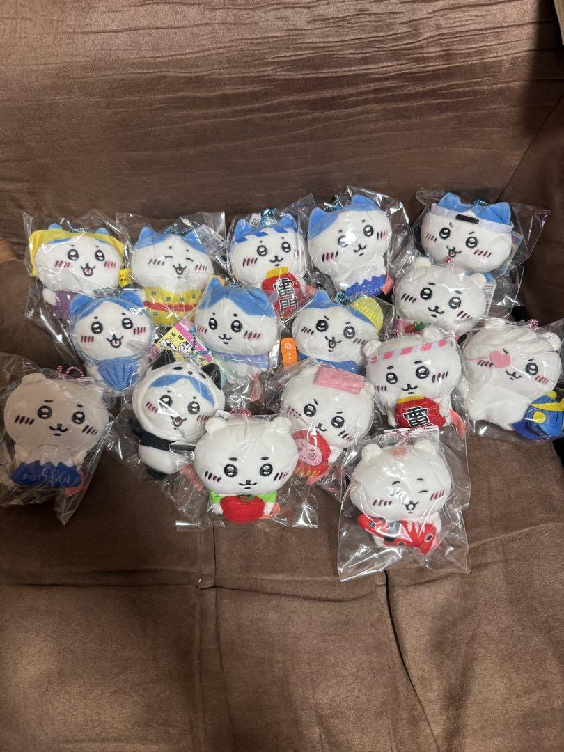 ちいかわ　ハチワレ　ご当地ぬいぐるみマスコット　16体セット ちいかわ ハチワレ ご当地ぬいぐるみマスコット 16体セット