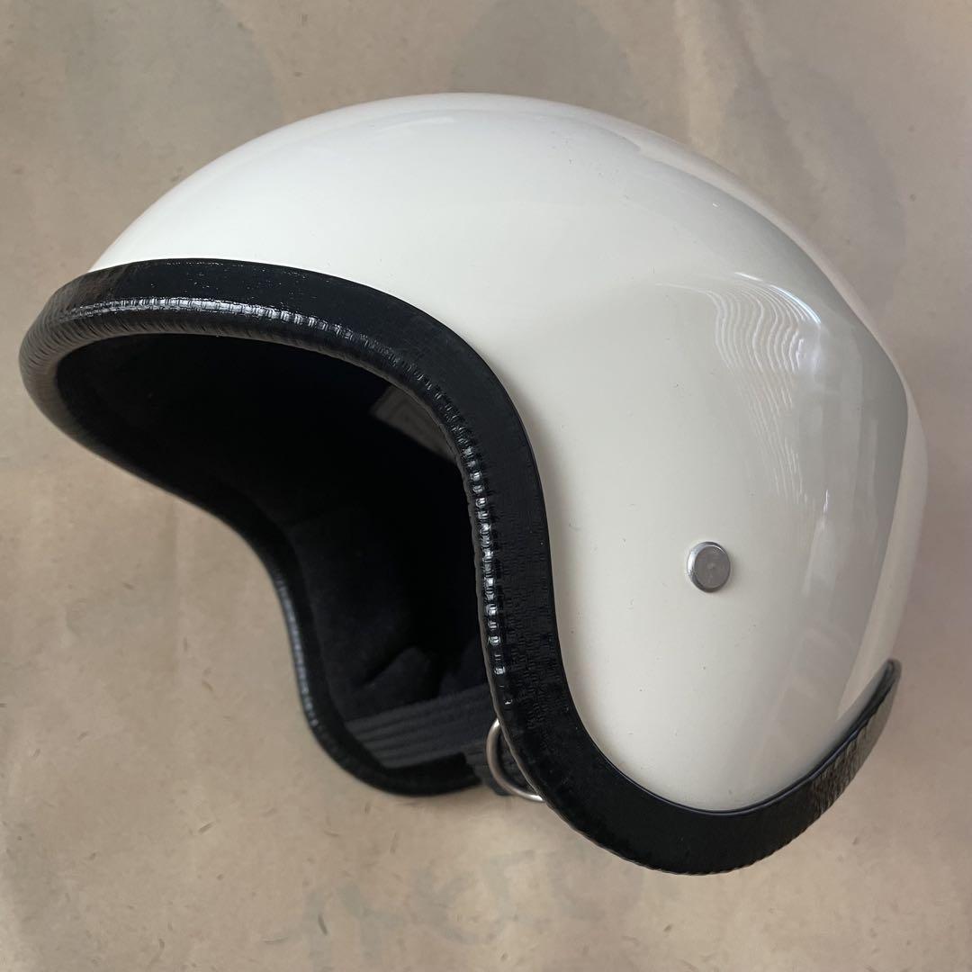イージーライダース？ジェットヘルメット　ホワイト 廃盤レア☆EASYRIDERS☆HalfCapHelmetBeetle☆ホワイト （廃盤